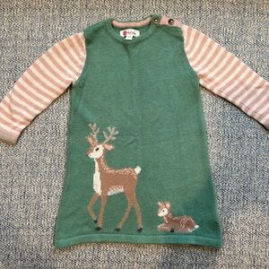 EUC Baby Boden 3/6 month holiday dress